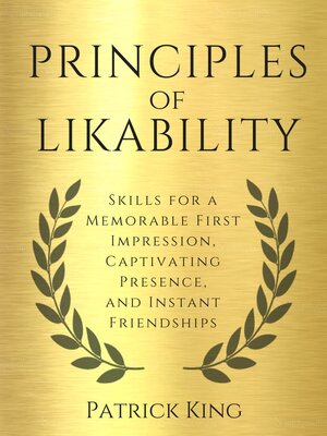 cover image of Principles of Likability
